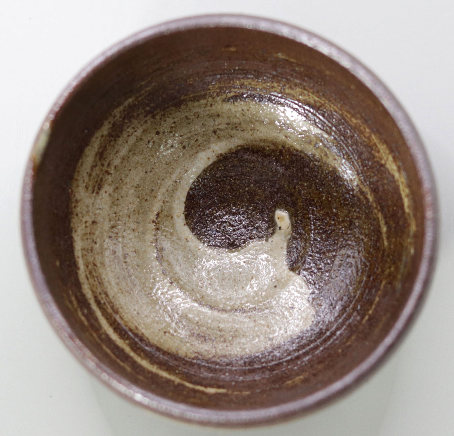 薬師寺東塔基壇土 刷毛目茶碗 尾西楽斎