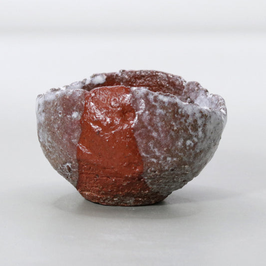 Red Fuji Sake Cup by Nishida Masashi