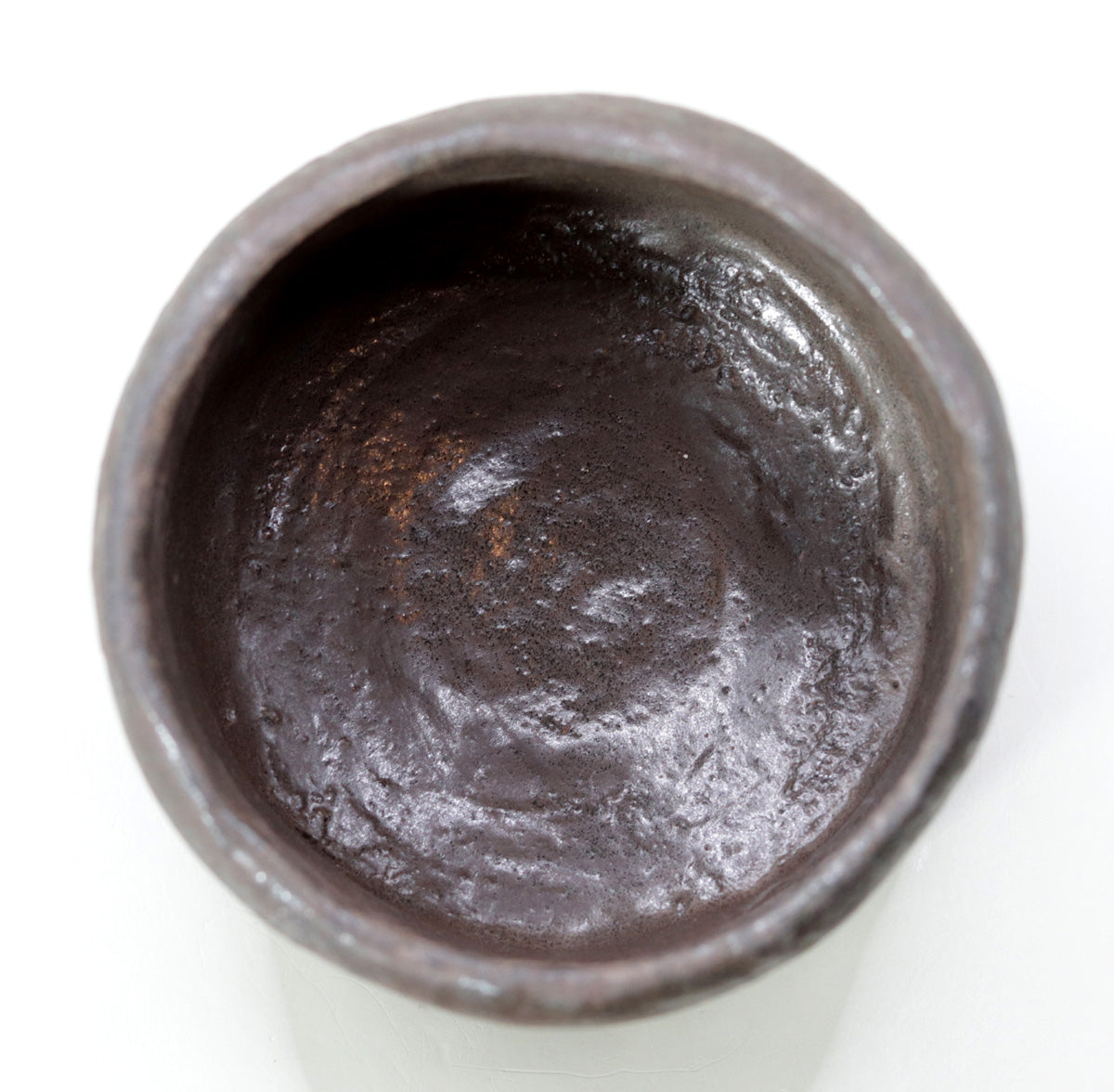 今焼黒茶盌 柳下季器