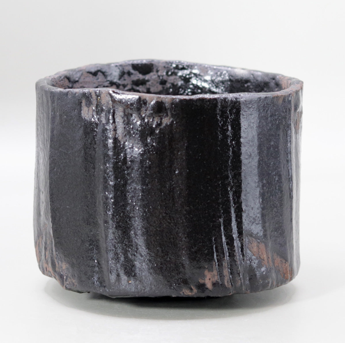黒茶盌 柳下季器