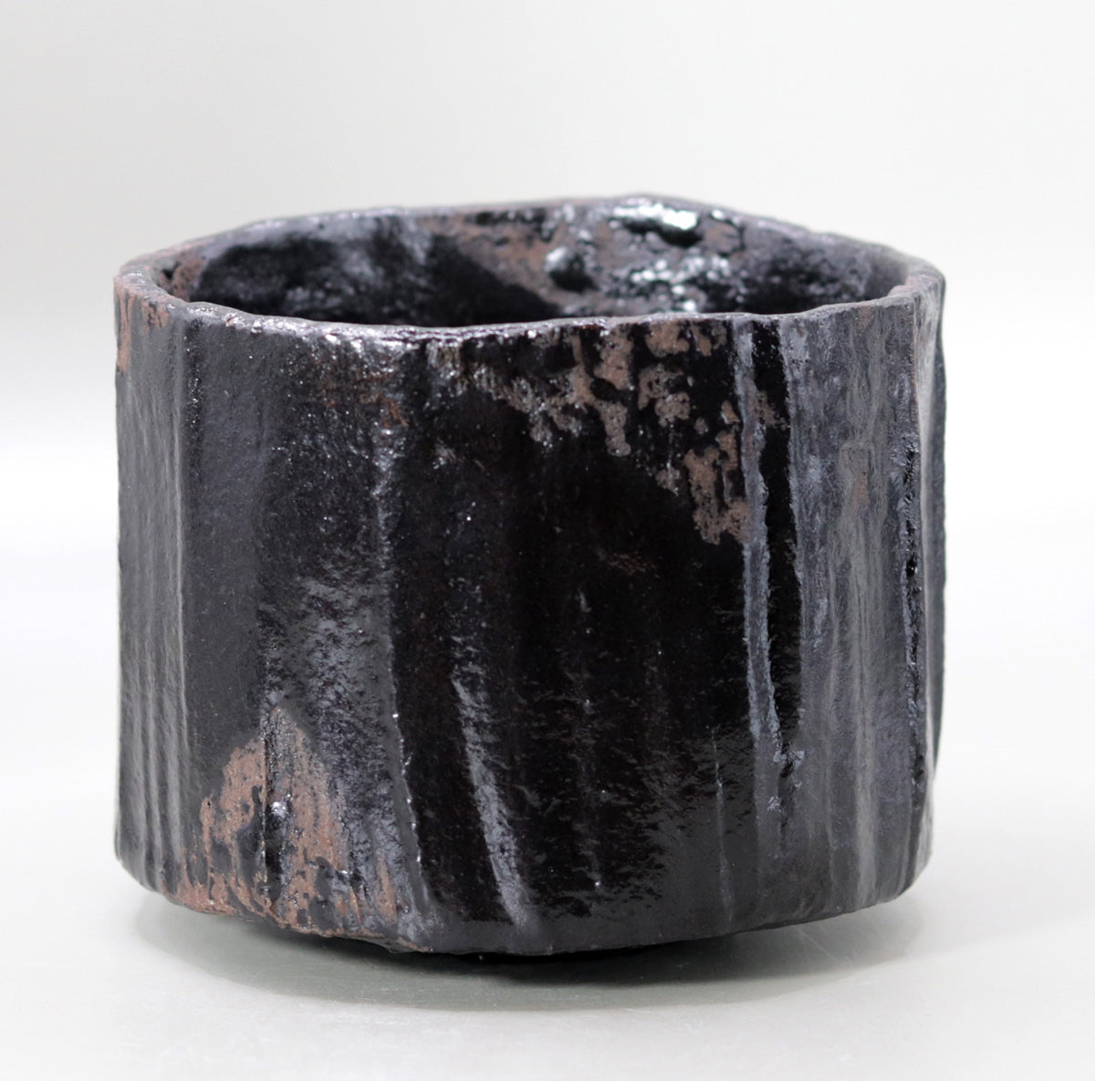 黒茶盌 柳下季器