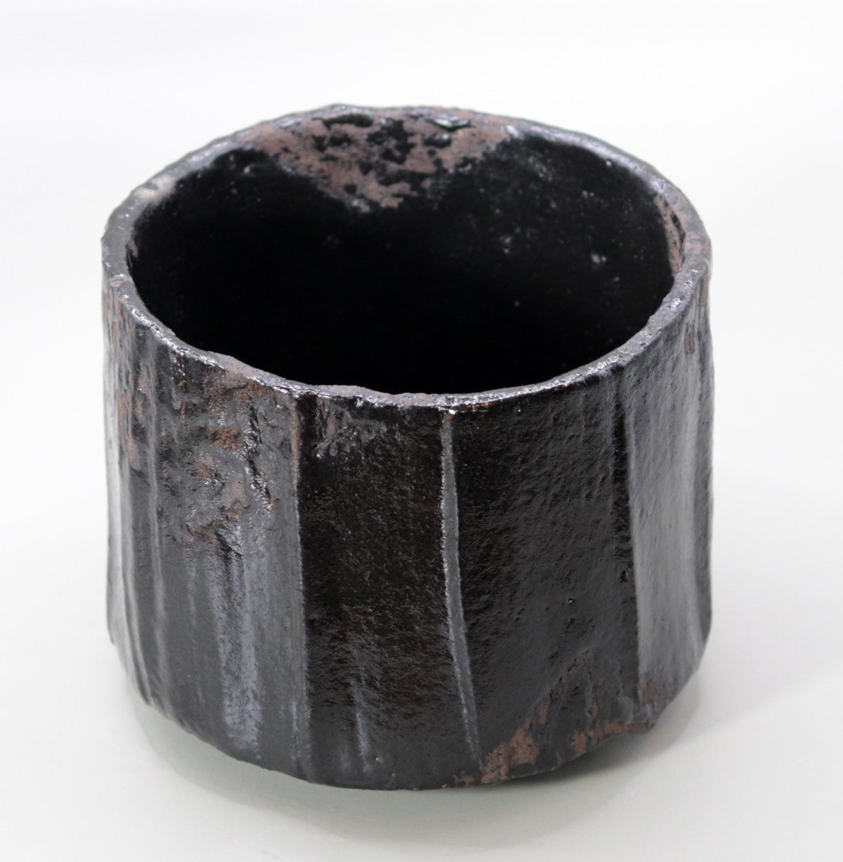 黒茶盌 柳下季器