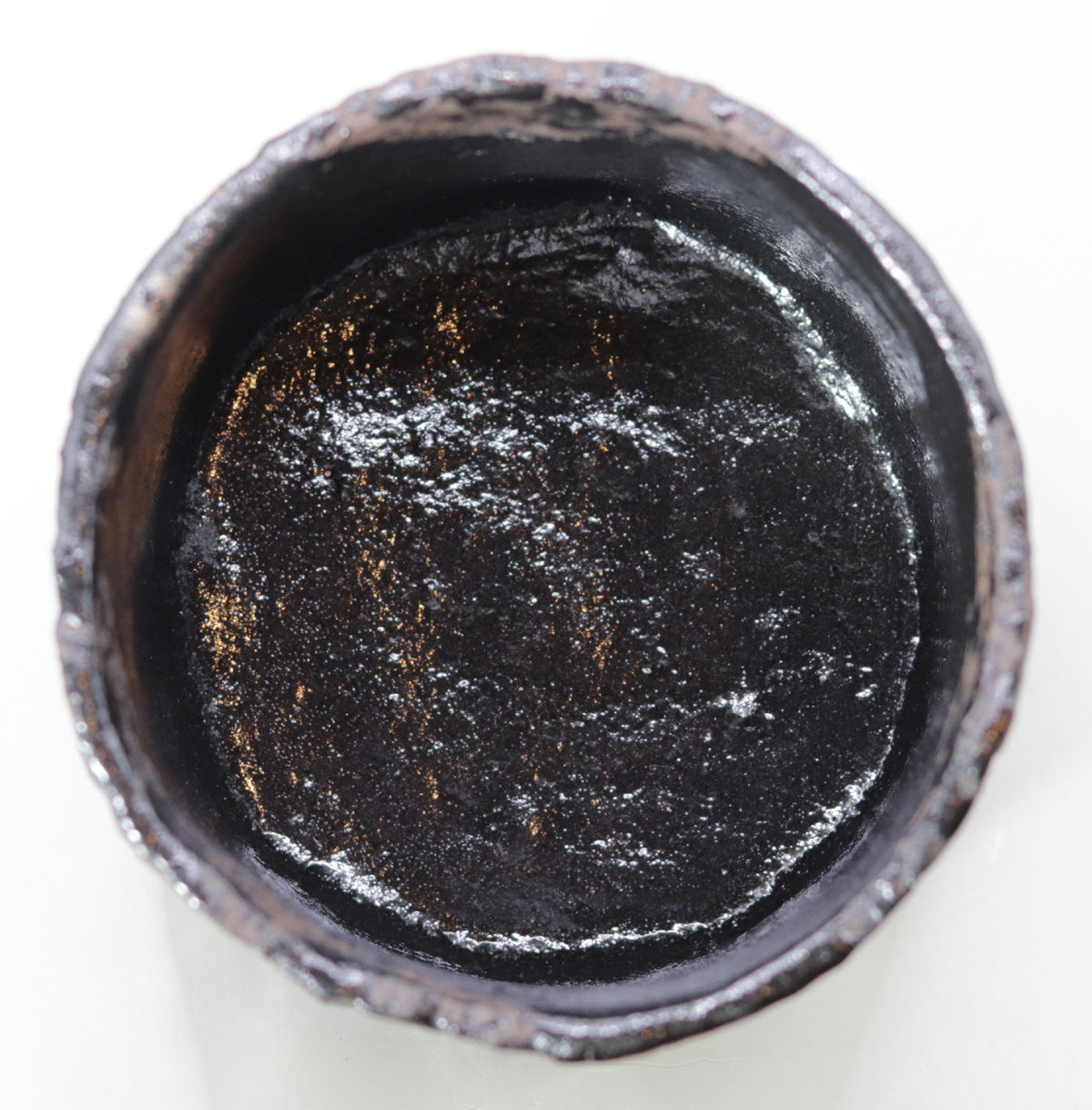 黒茶盌 柳下季器