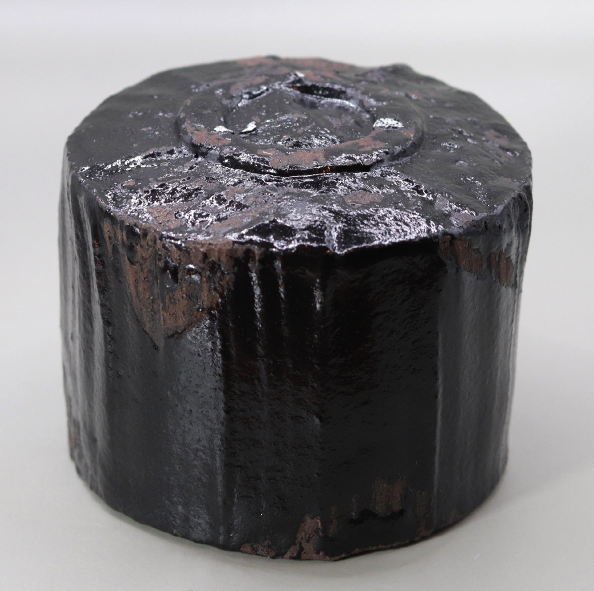 黒茶盌 柳下季器