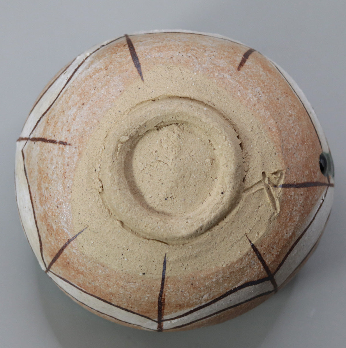 鳴海織部茶盌 柳下季器