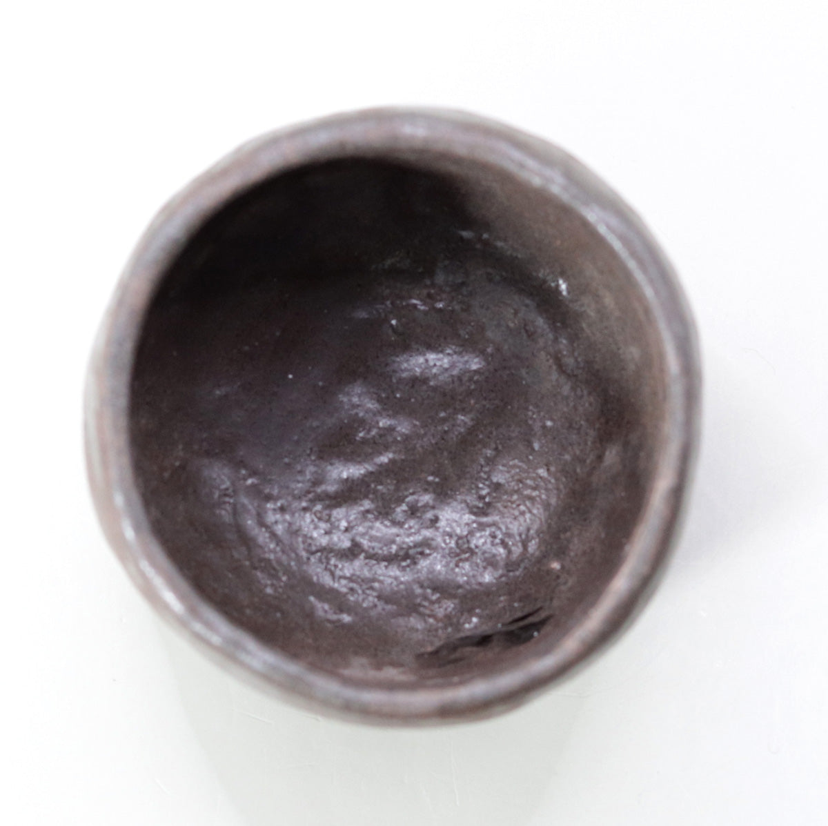 今焼黒ぐい呑 柳下季器