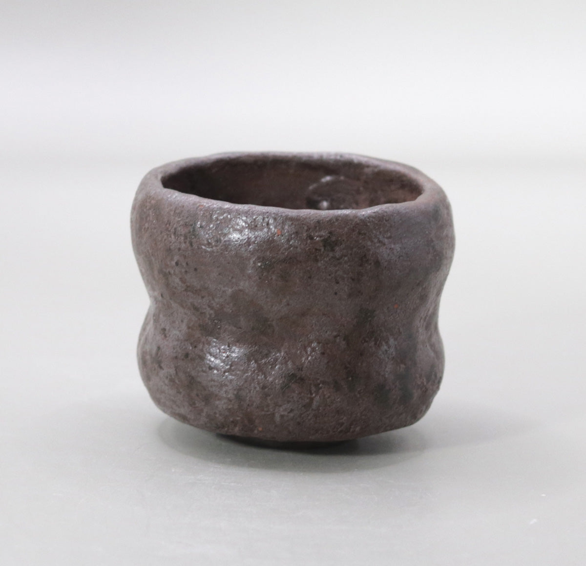 今焼黒ぐい呑 柳下季器