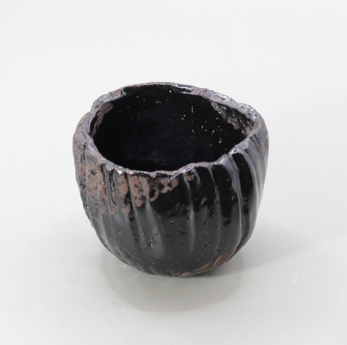 黒ぐい呑 柳下季器