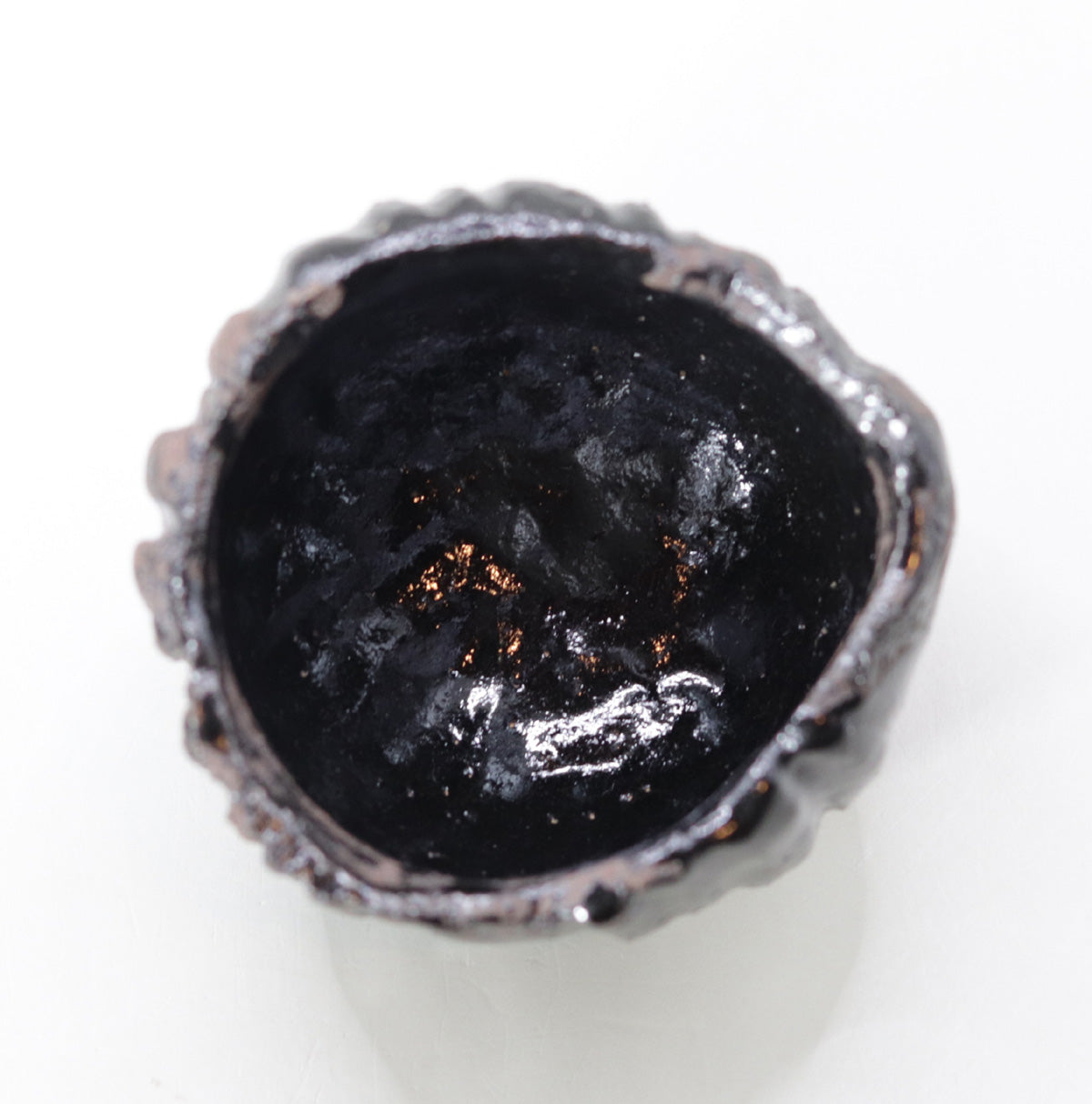黒ぐい呑 柳下季器