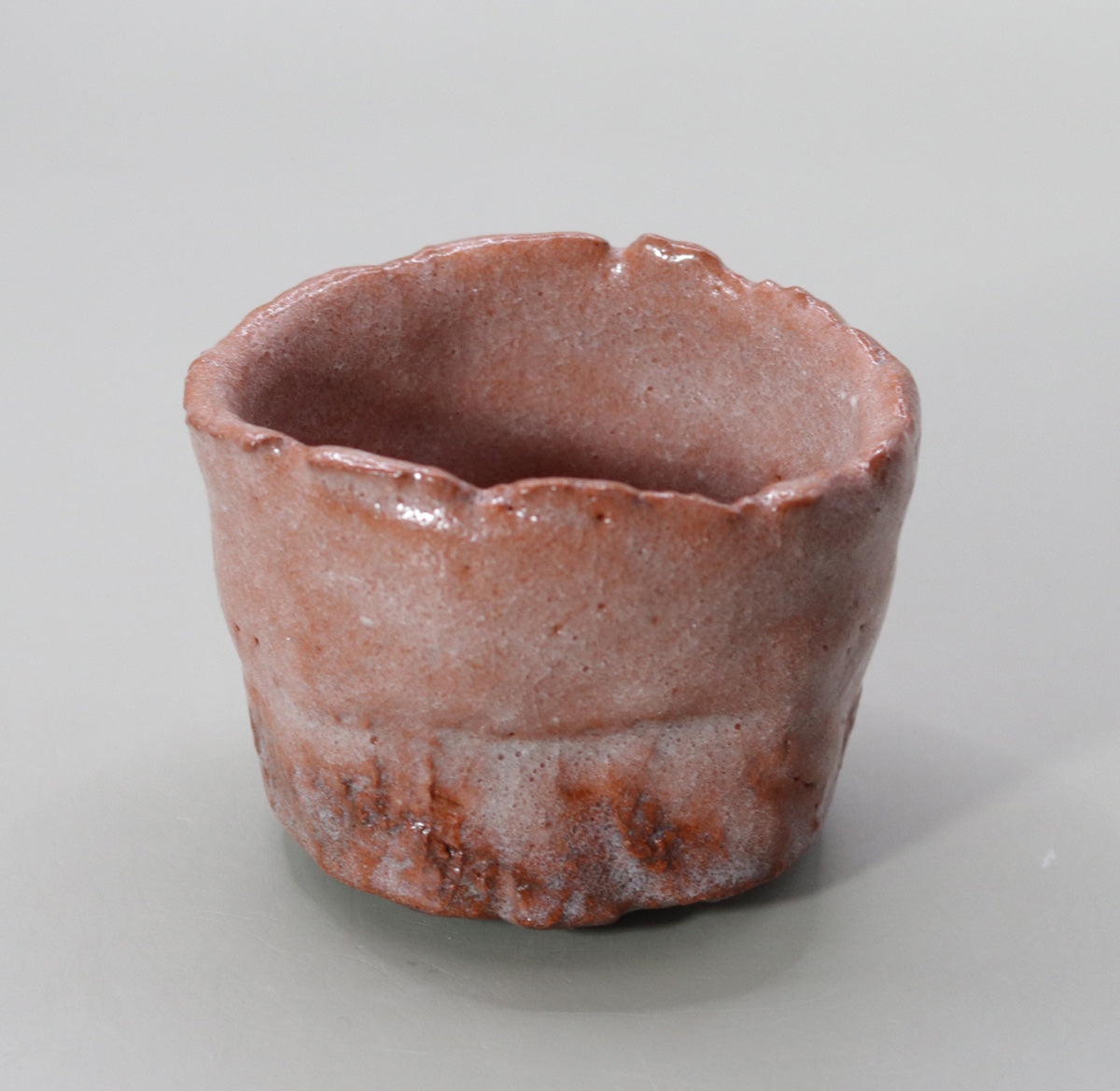 赤ぐい呑 柳下季器