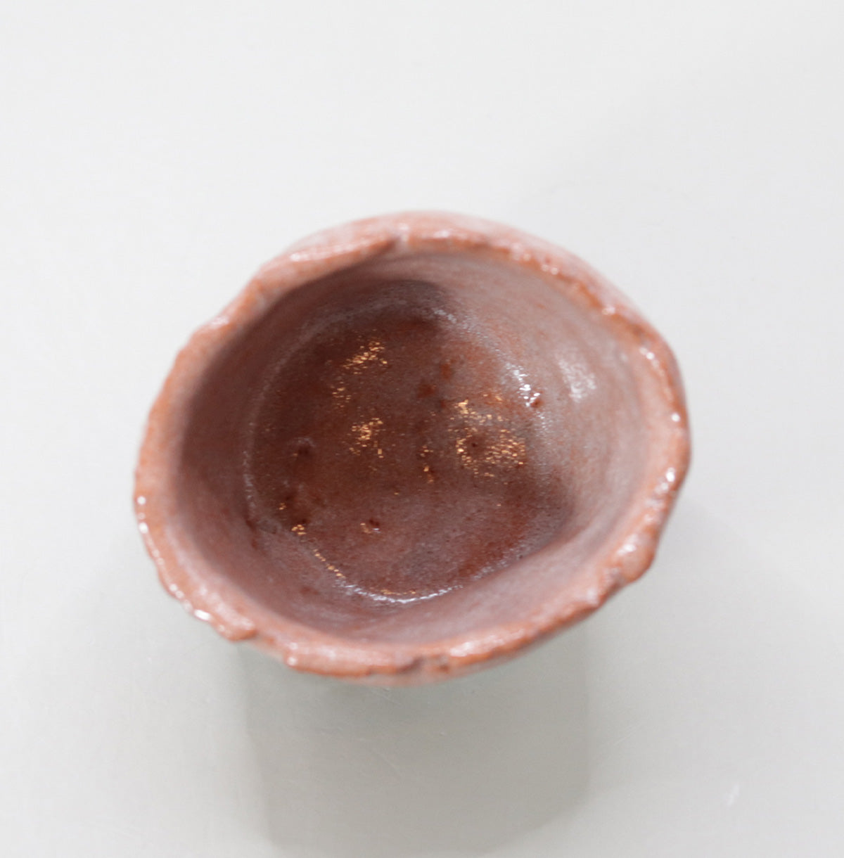赤ぐい呑 柳下季器
