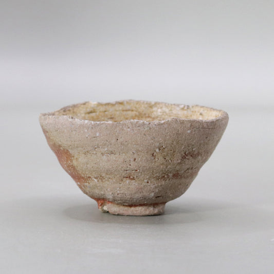 Shigaraki brush washer sake cup by Yanashita Hideki