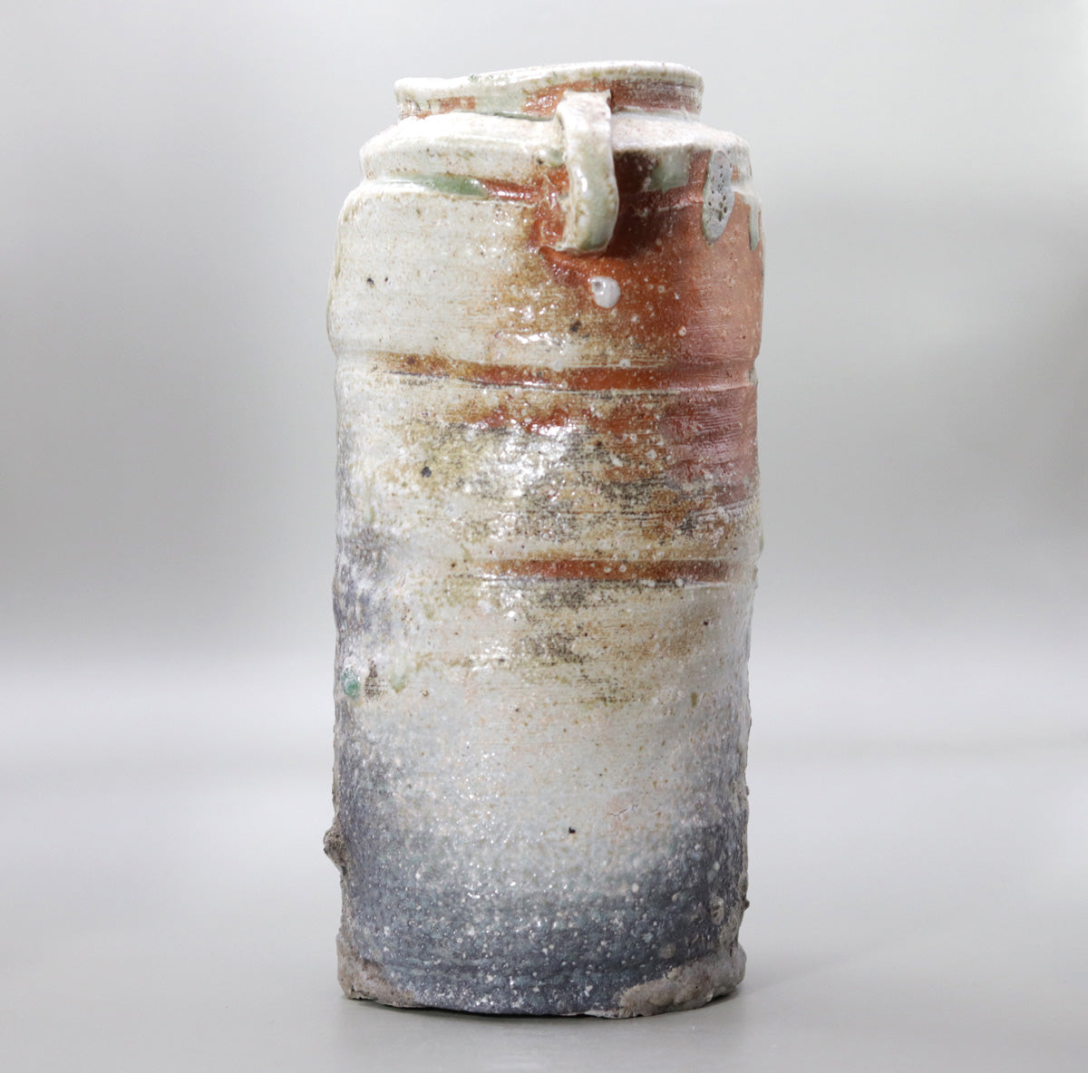 Iga Yohen Flower Vase with Ears by Hideki Yanashita