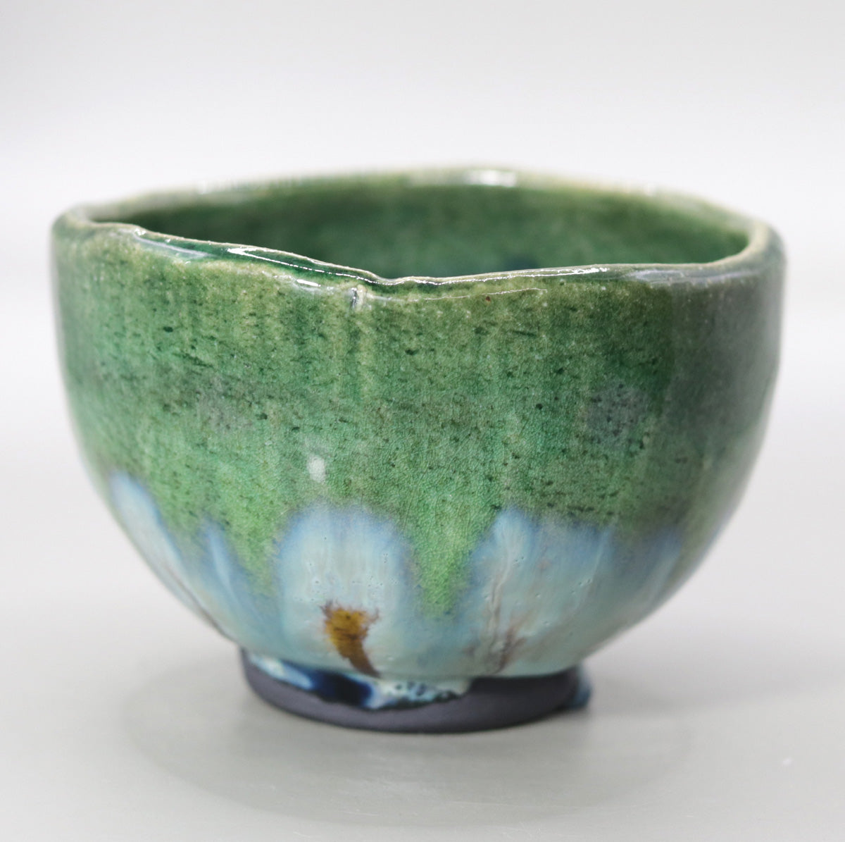 翠緑茶盌 小川文齋