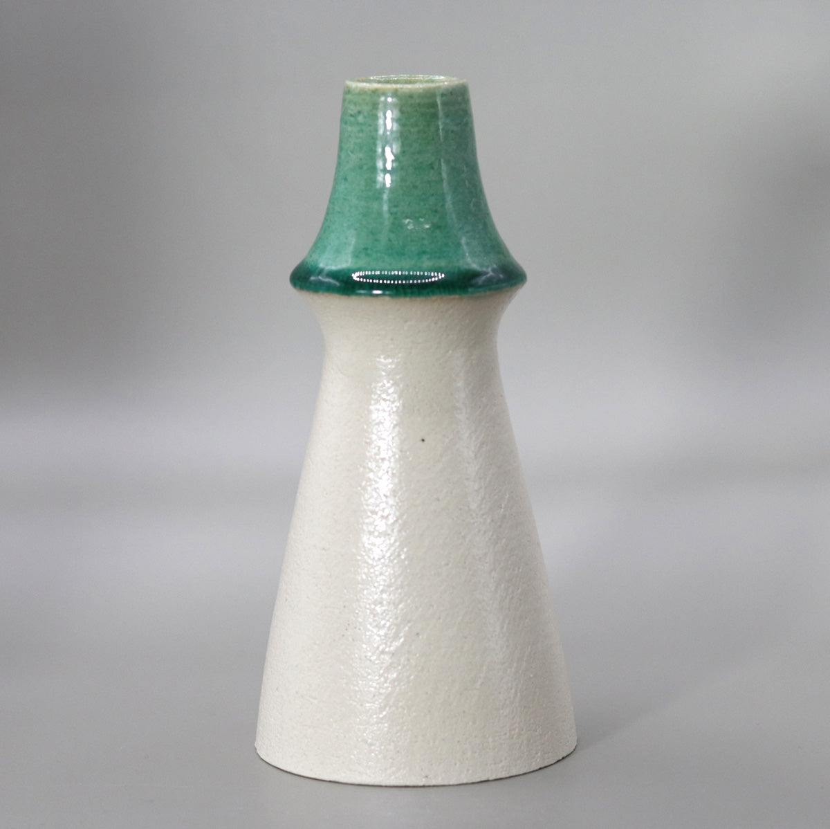 Green Flower Vase by Ogawa Bunsai