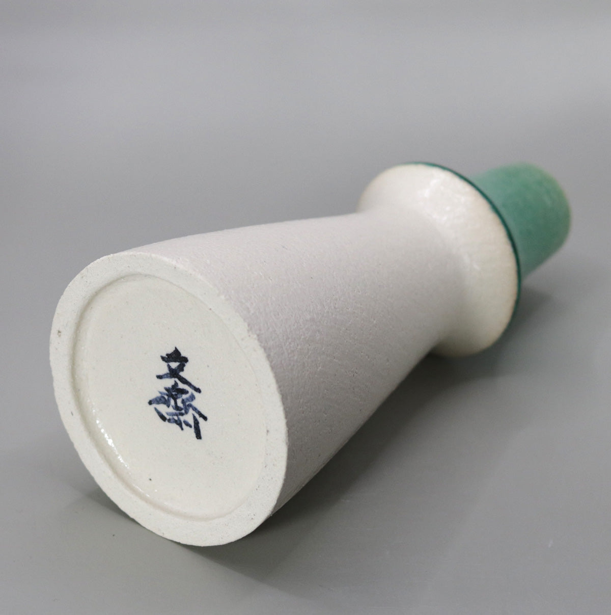 Green Flower Vase by Ogawa Bunsai