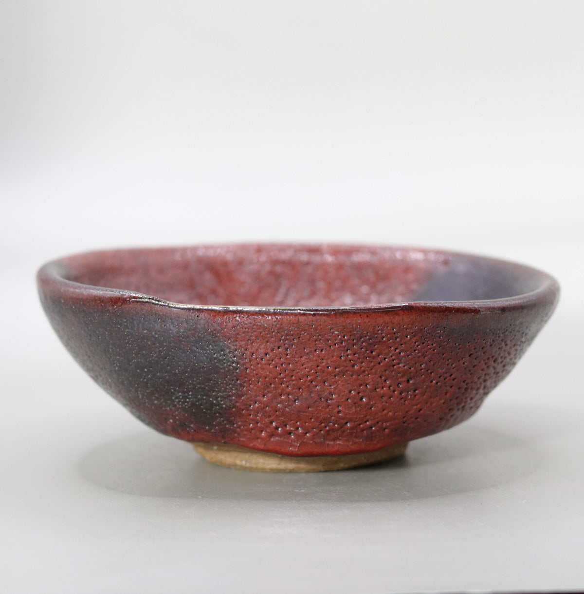 紅彩茶盌 小川文齋(五代)