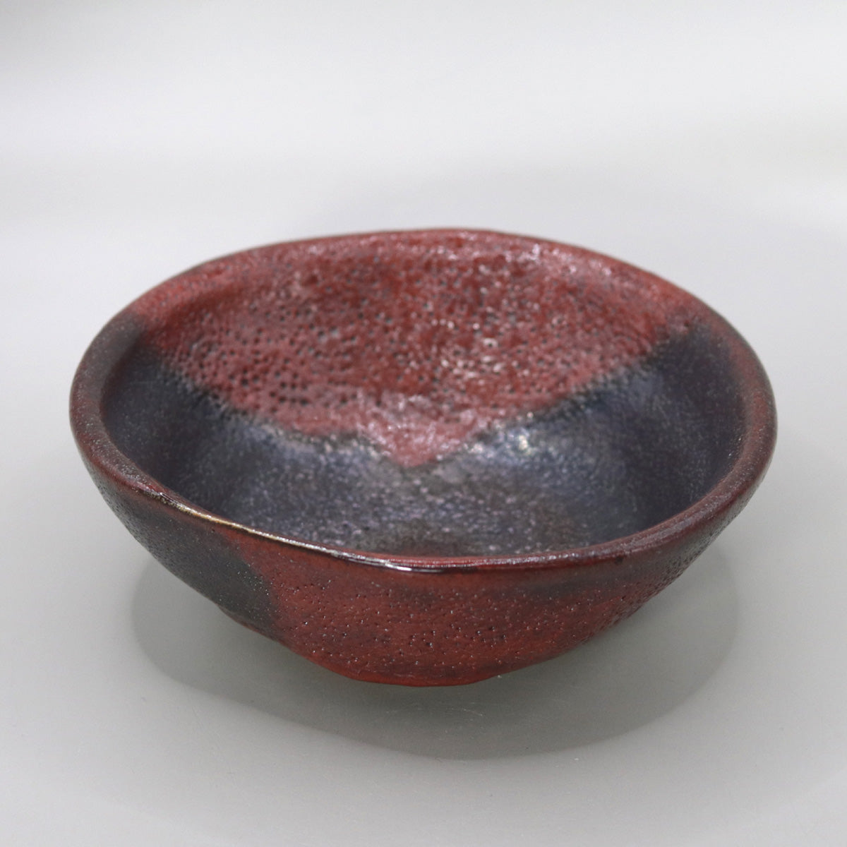 紅彩茶盌 小川文齋(五代)