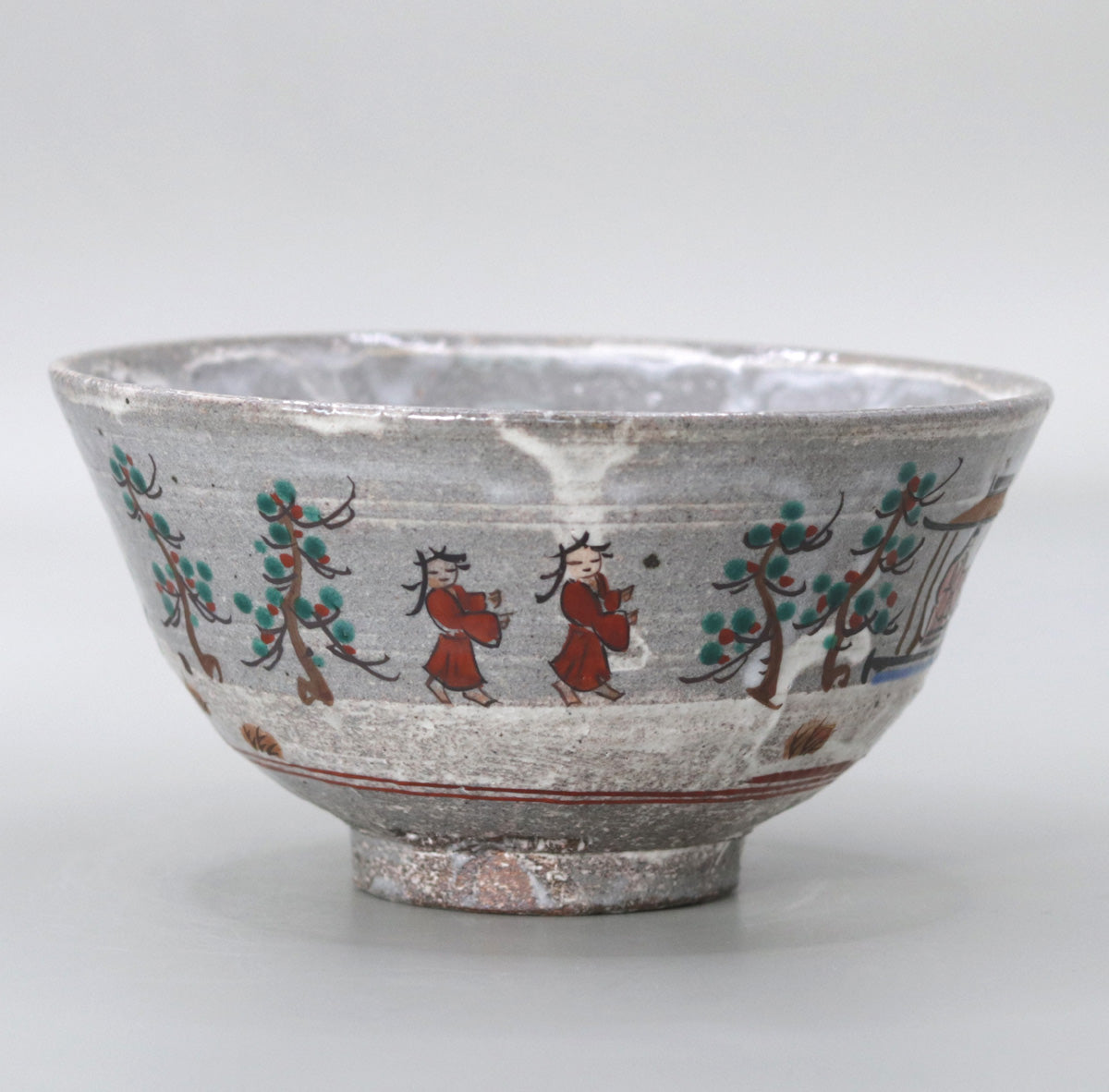 奈良絵茶碗 尾西楽斎