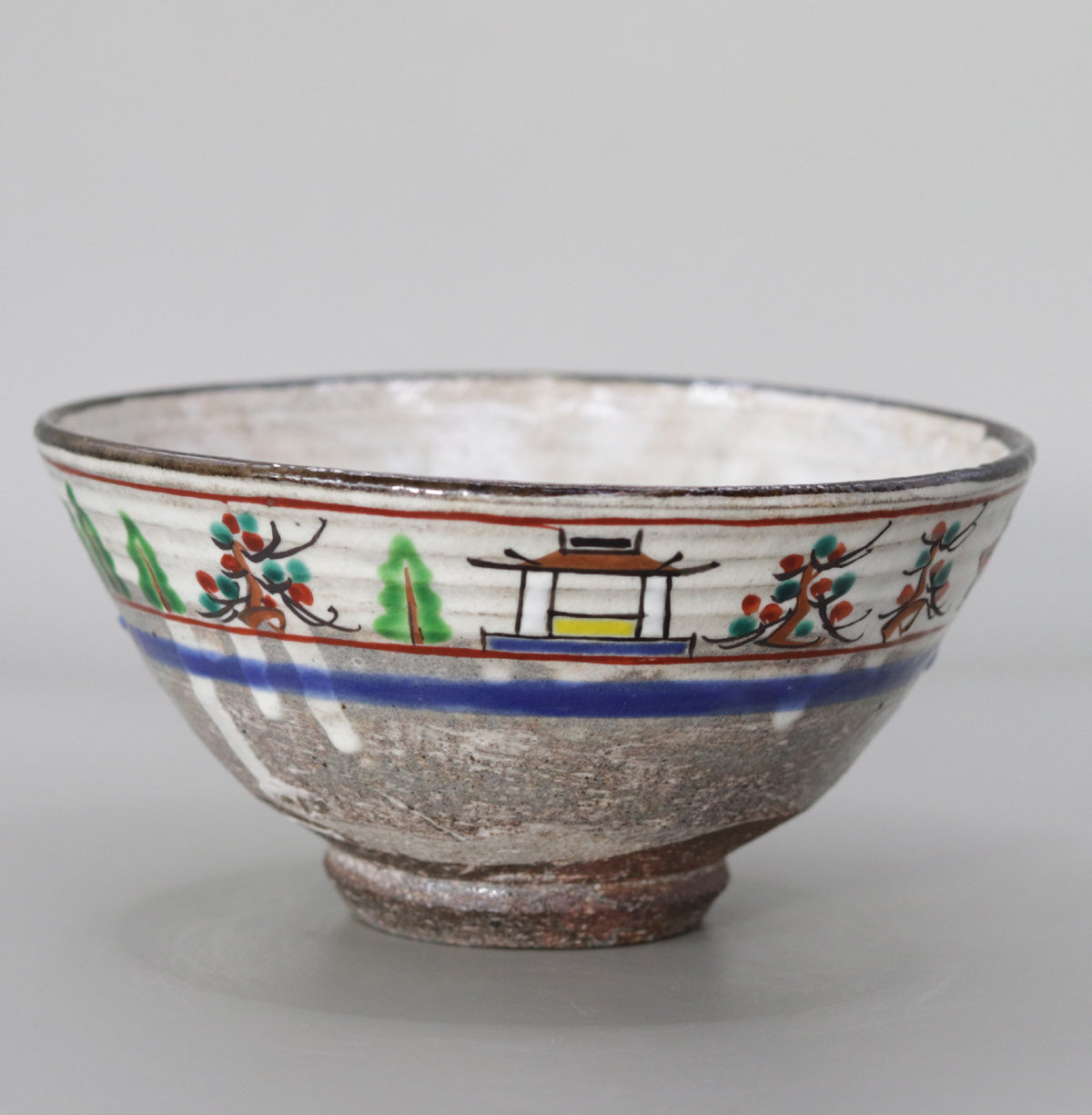 3奈良絵茶碗 尾西楽斎