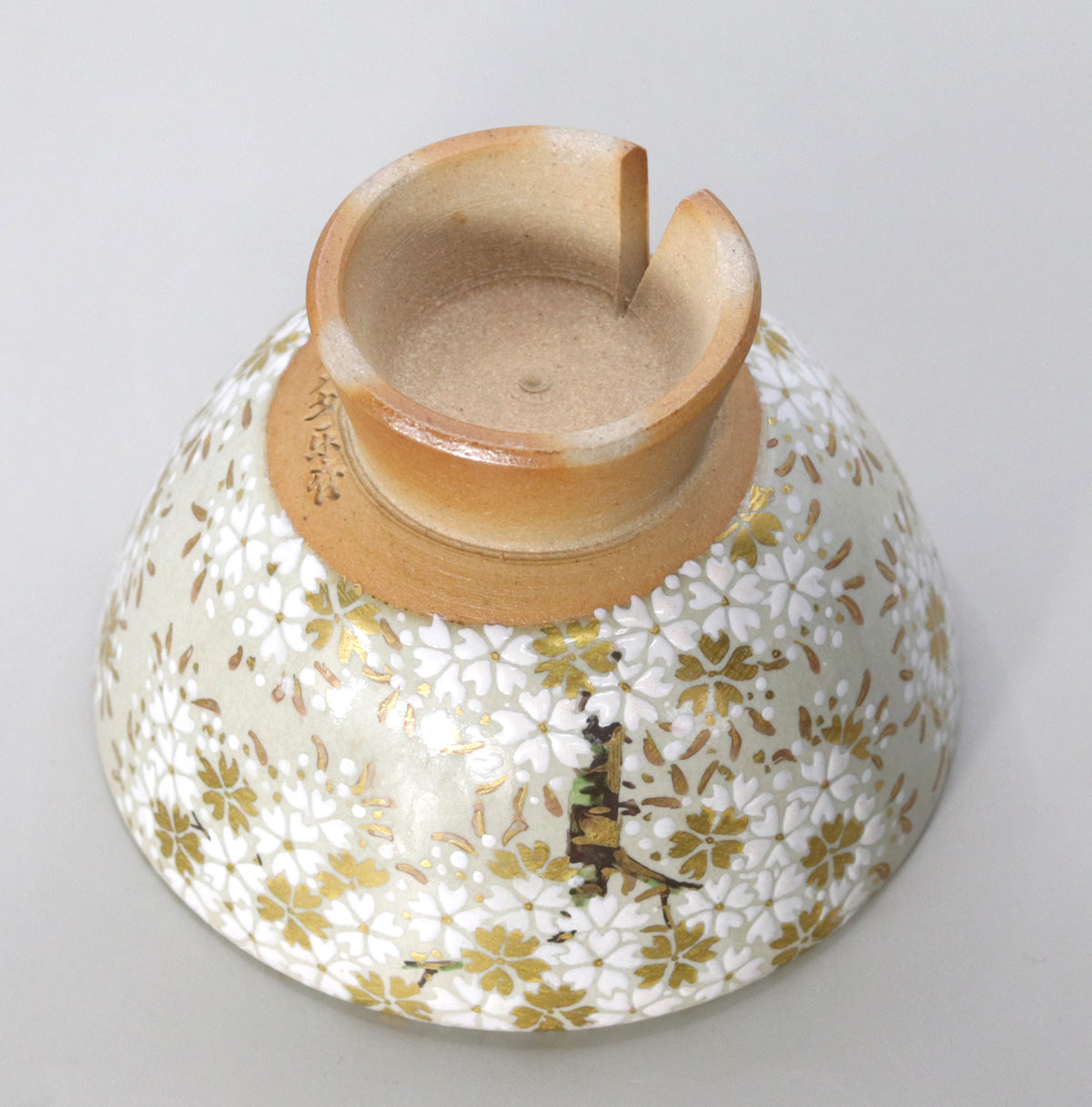 桜尽し茶碗 尾西楽斎