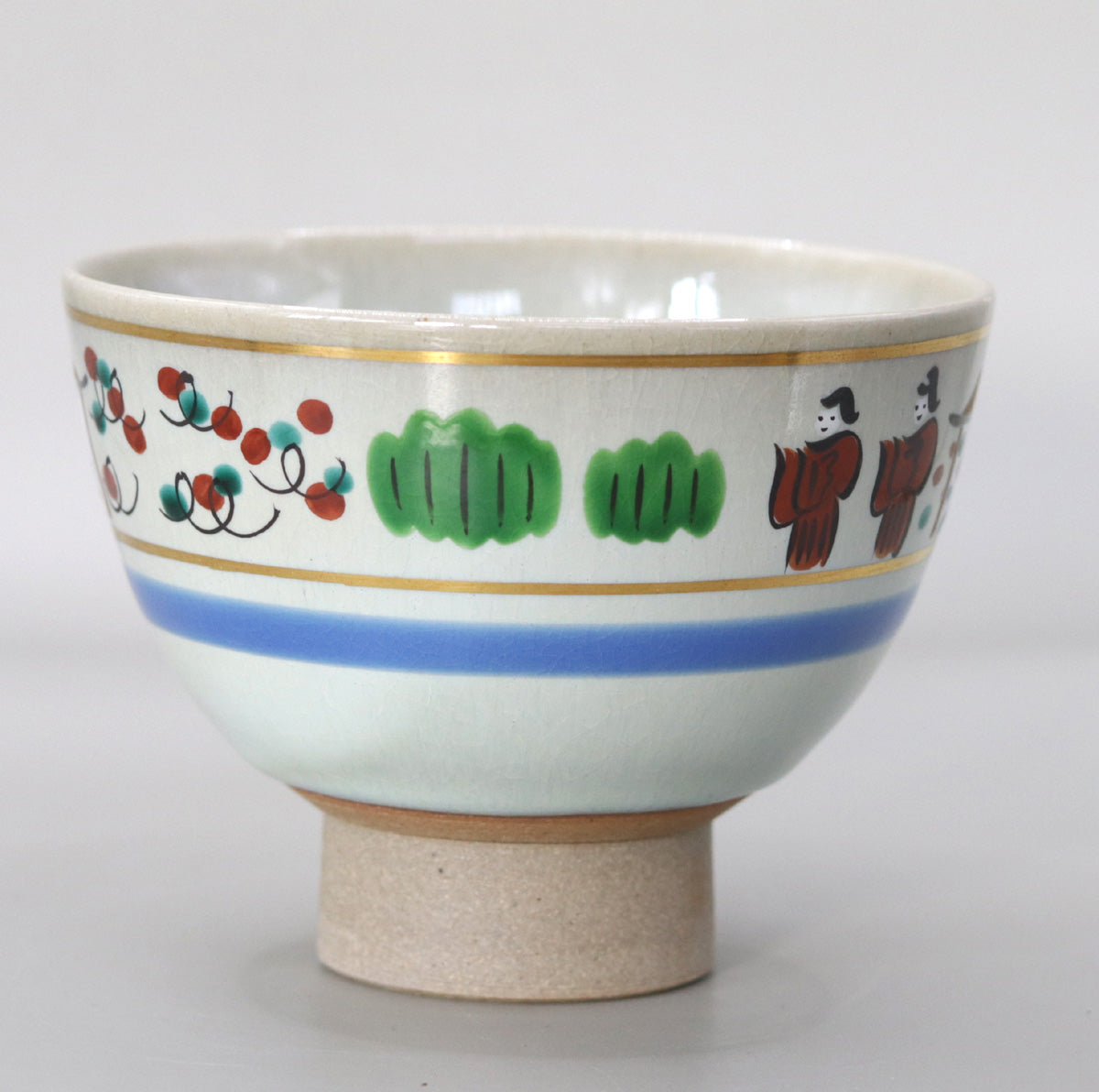 呉器形奈良絵茶碗 尾西楽斎