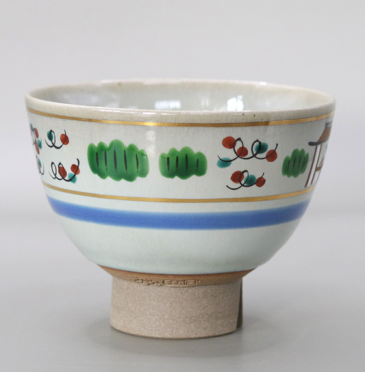 呉器形奈良絵茶碗 尾西楽斎