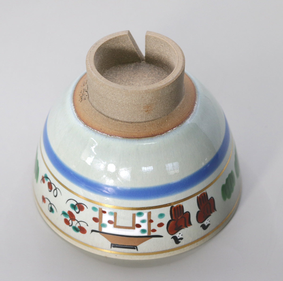 呉器形奈良絵茶碗 尾西楽斎