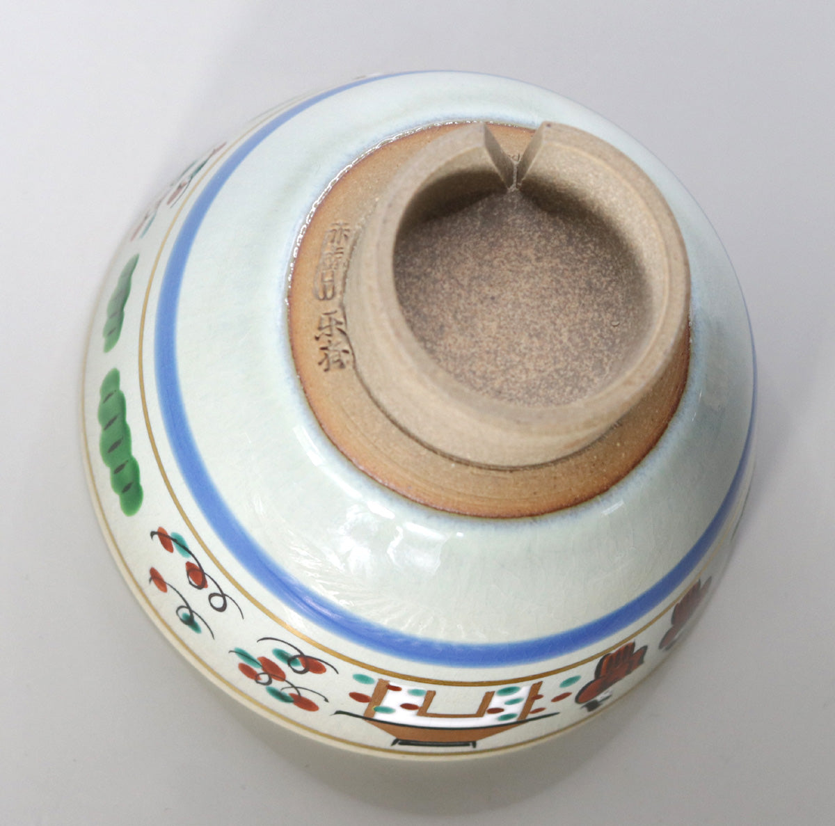 呉器形奈良絵茶碗 尾西楽斎