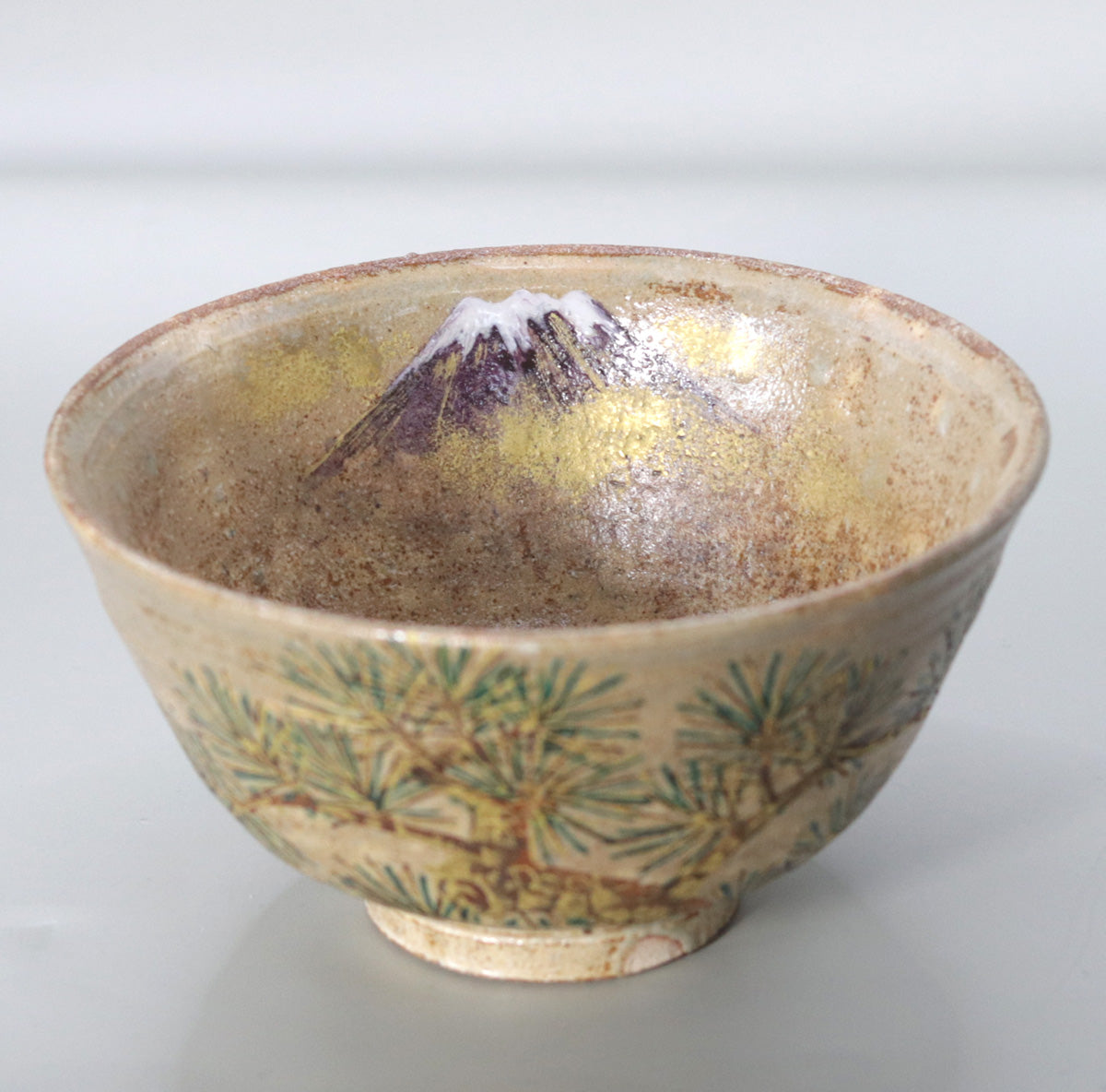 富士に松茶碗 尾西楽斎