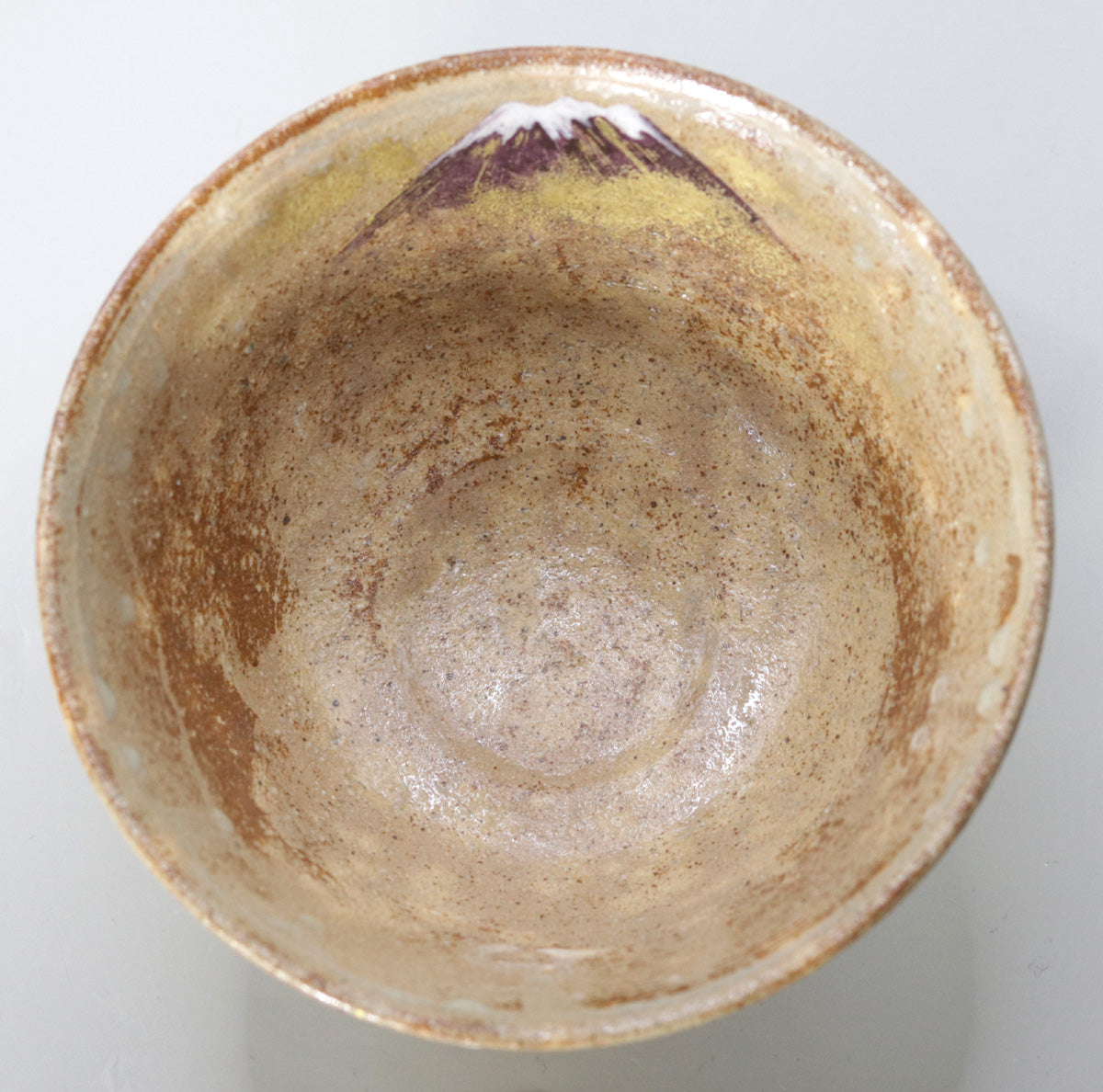 富士に松茶碗 尾西楽斎