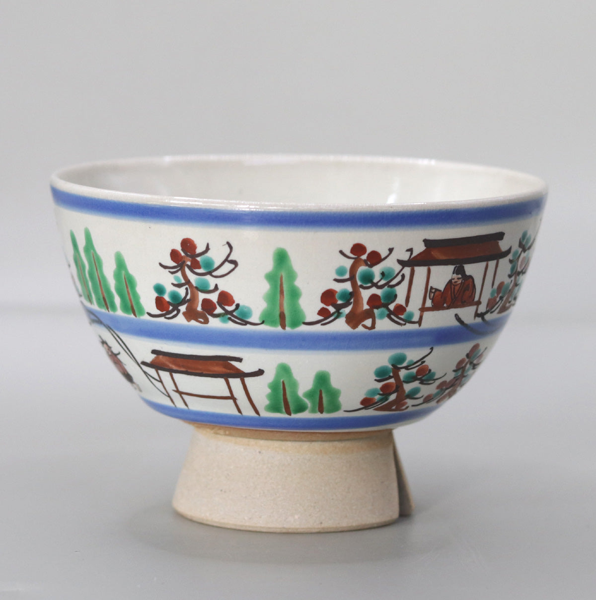 呉器形奈良絵茶碗 尾西楽斎