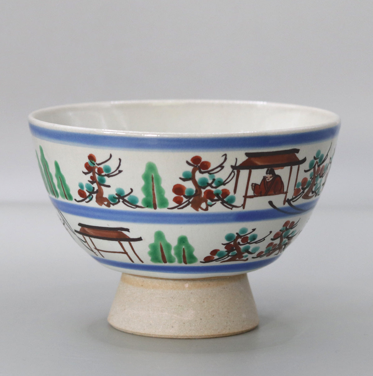呉器形奈良絵茶碗 尾西楽斎