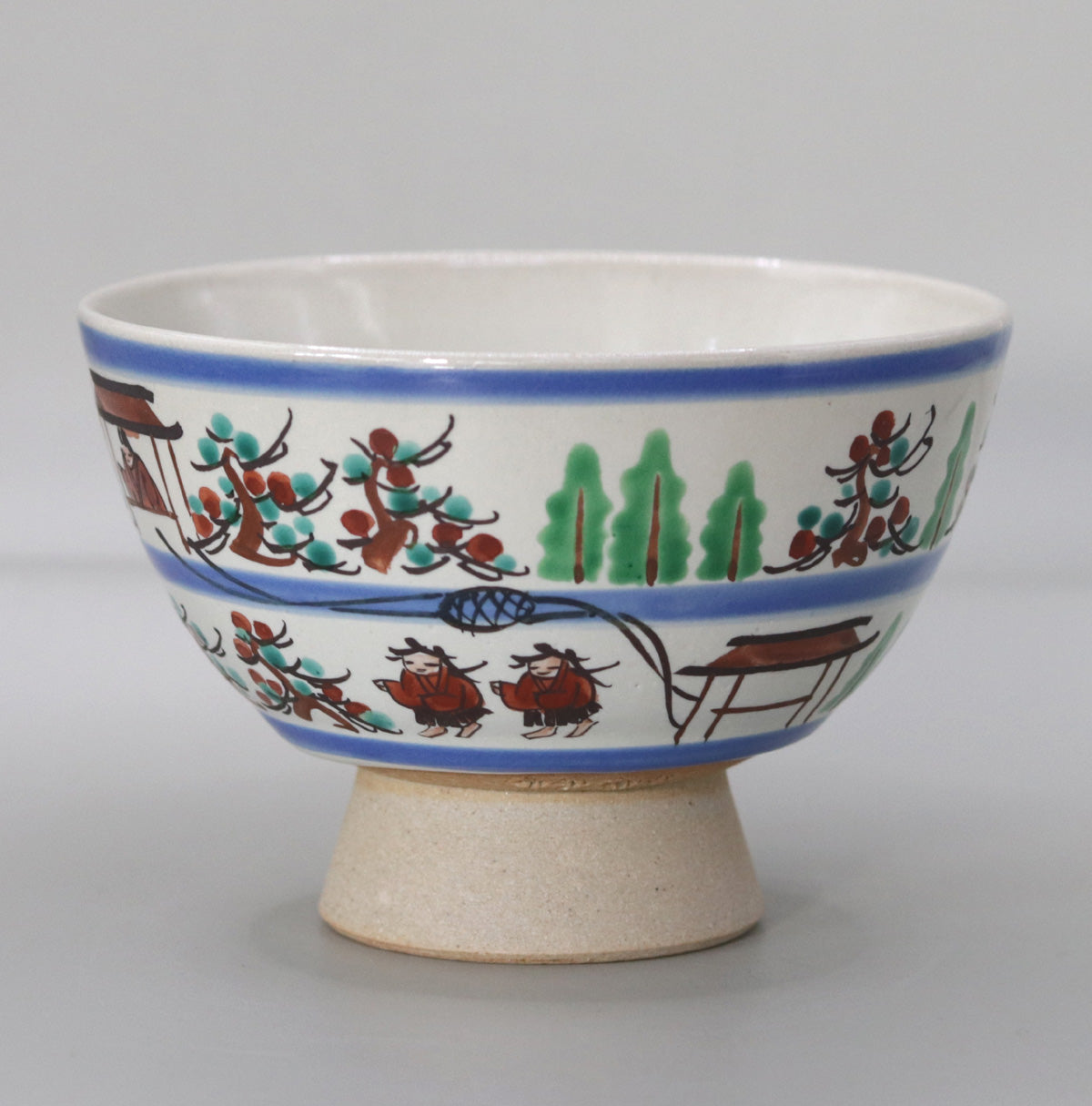 呉器形奈良絵茶碗 尾西楽斎