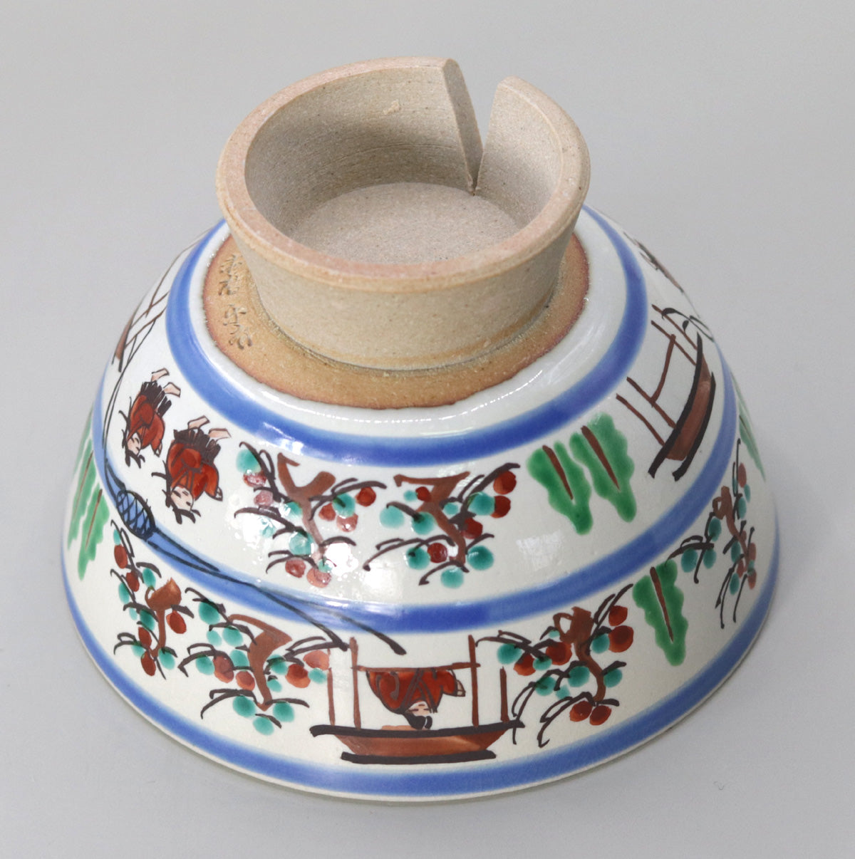 呉器形奈良絵茶碗 尾西楽斎