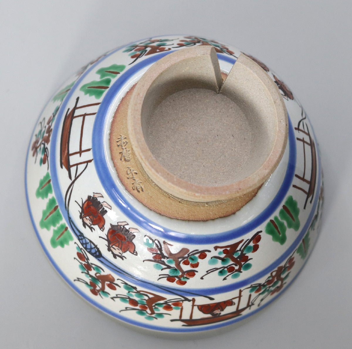 呉器形奈良絵茶碗 尾西楽斎