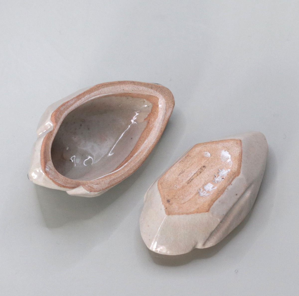 鶴香合 尾西楽斎