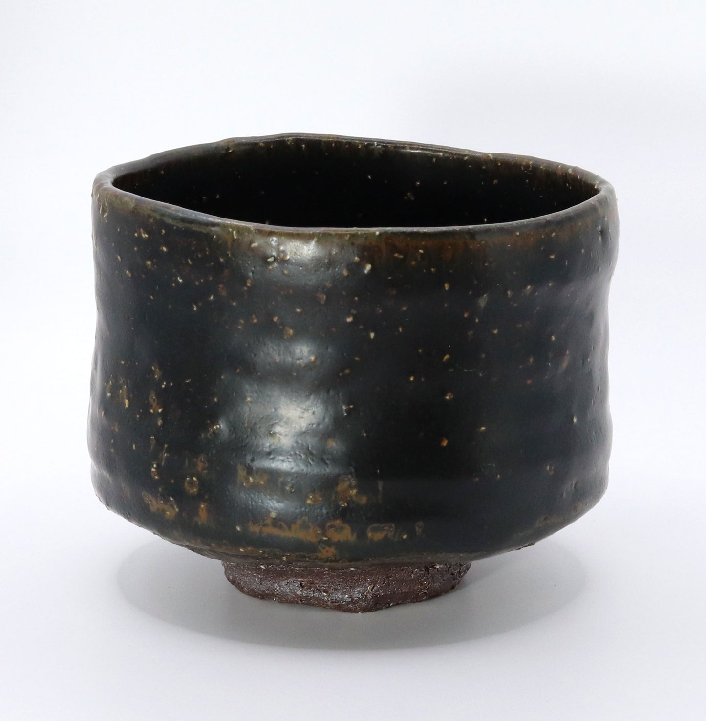 丹波黒釉茶盌 市野信水