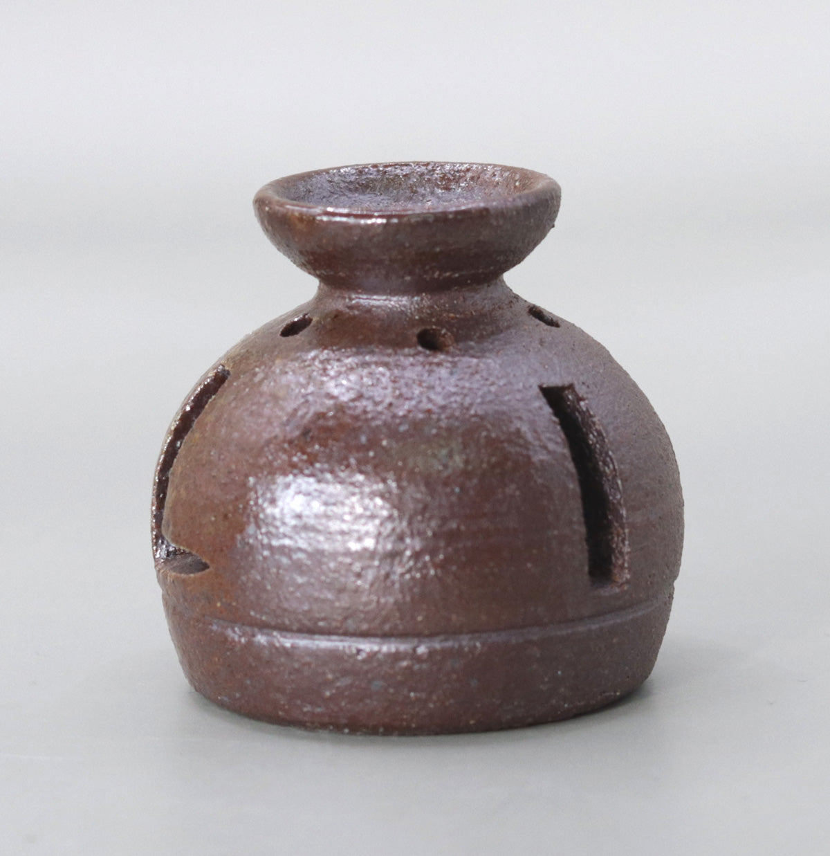 薬師寺東塔基壇土 瓦灯蓋置 尾西楽斎