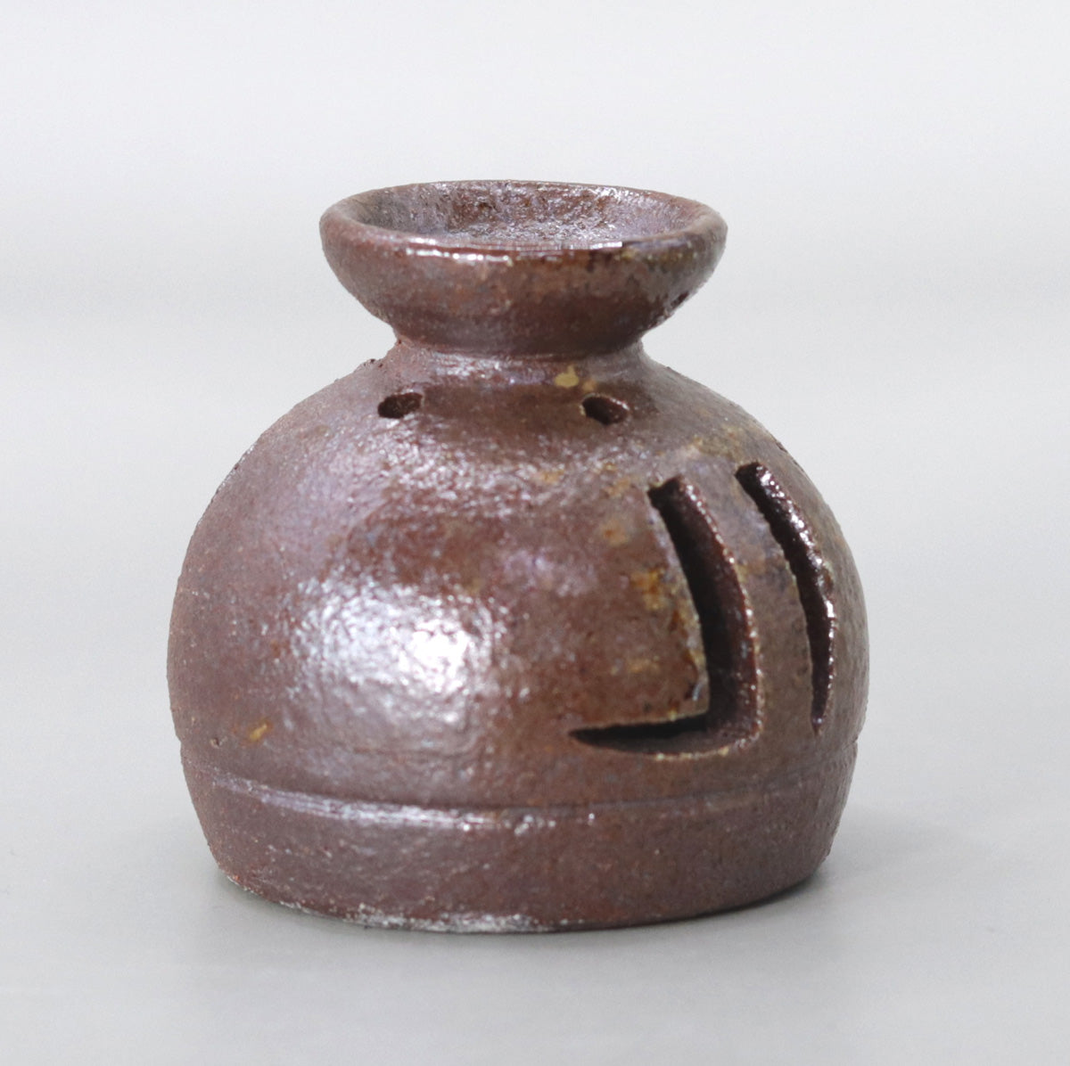 薬師寺東塔基壇土 瓦灯蓋置 尾西楽斎