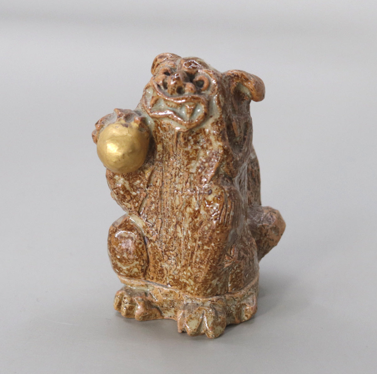 獅子香合 尾西楽斎