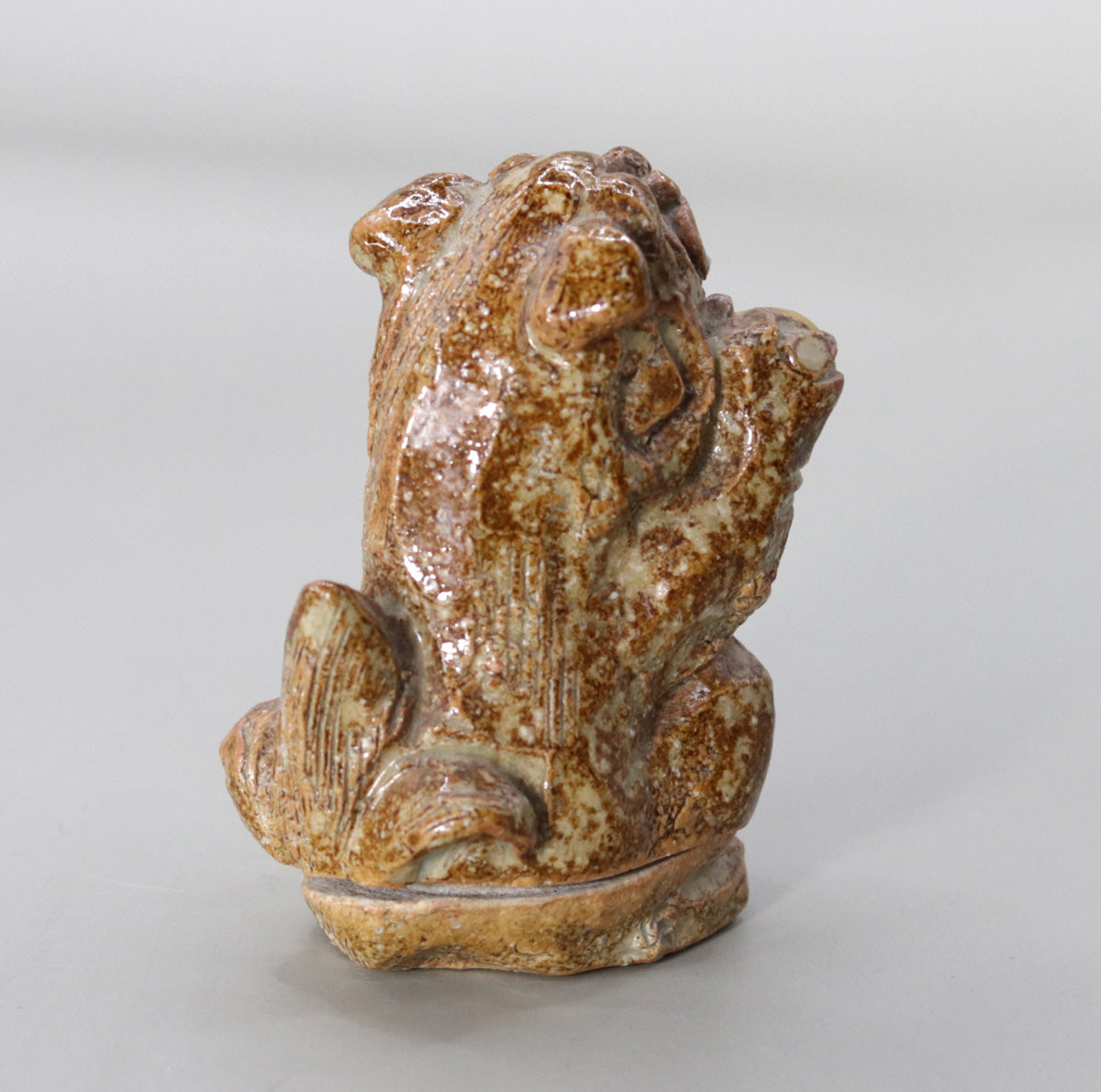 獅子香合 尾西楽斎