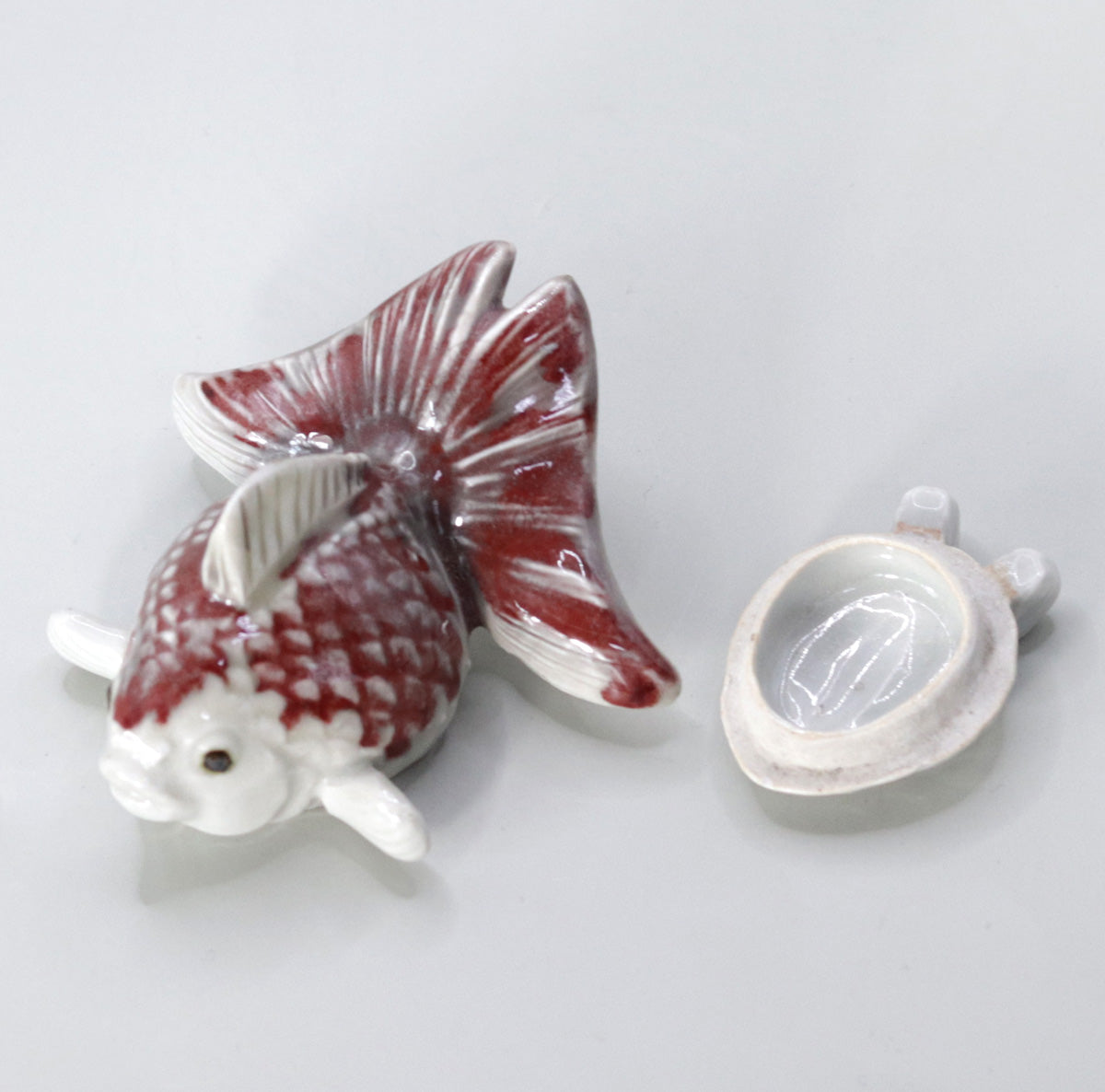 金魚香合 尾西楽斎