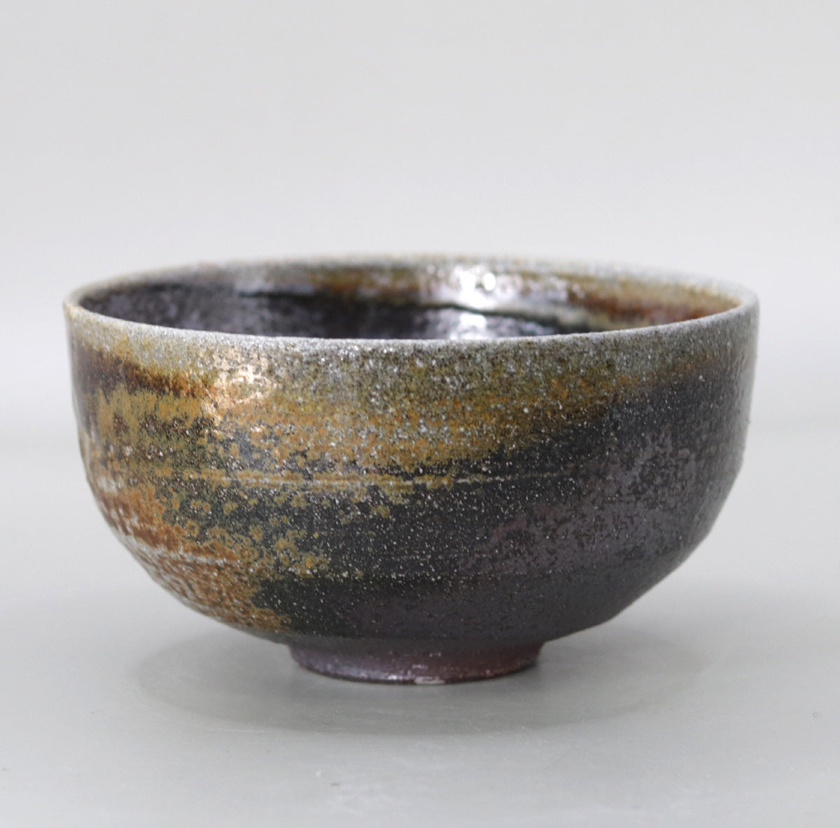 薬師寺東塔基壇土 焼締め茶碗 尾西楽斎