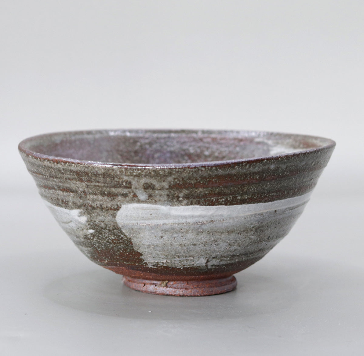 薬師寺東塔基壇土 刷毛目茶碗 尾西楽斎