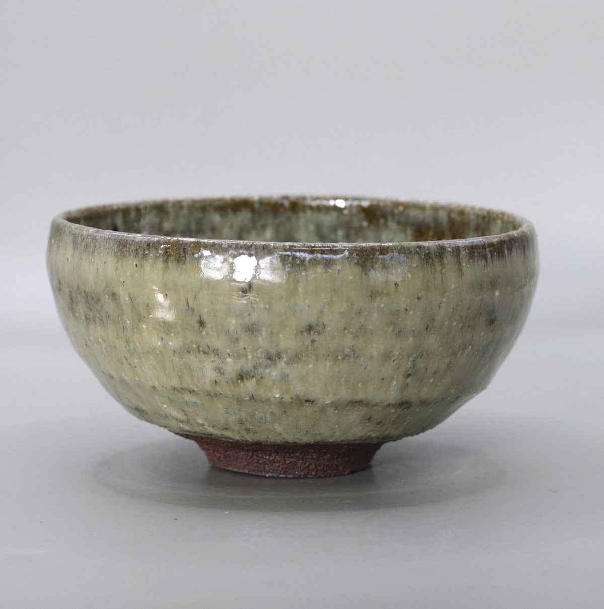 薬師寺東塔基壇土 灰釉茶碗 尾西楽斎