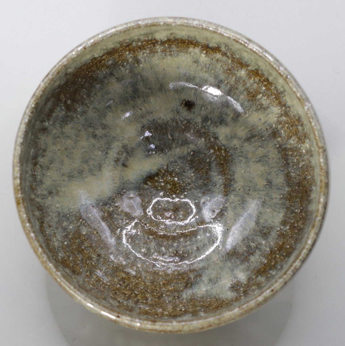 薬師寺東塔基壇土 灰釉茶碗 尾西楽斎