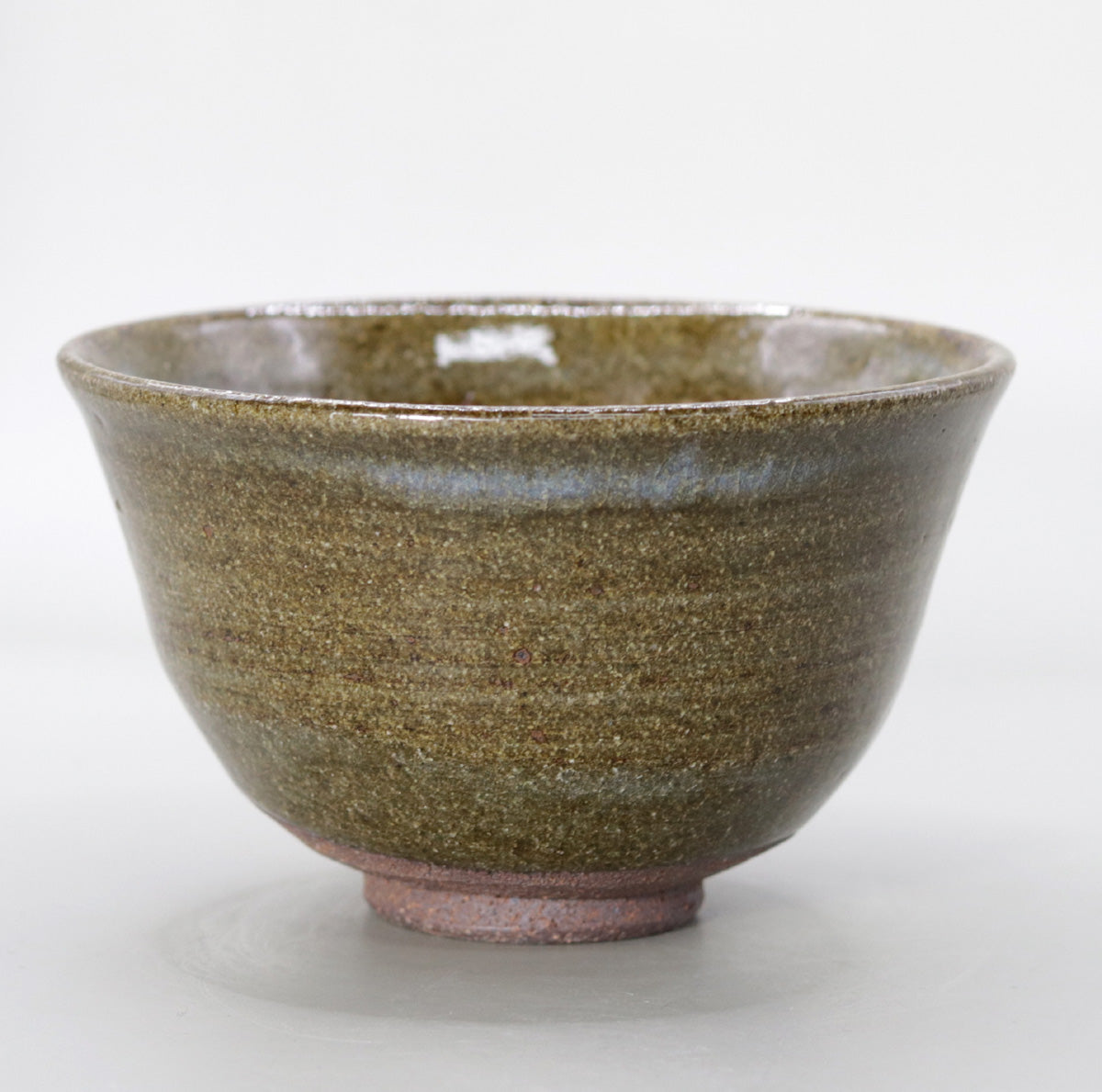 薬師寺東塔基壇土 灰釉茶碗 尾西楽斎