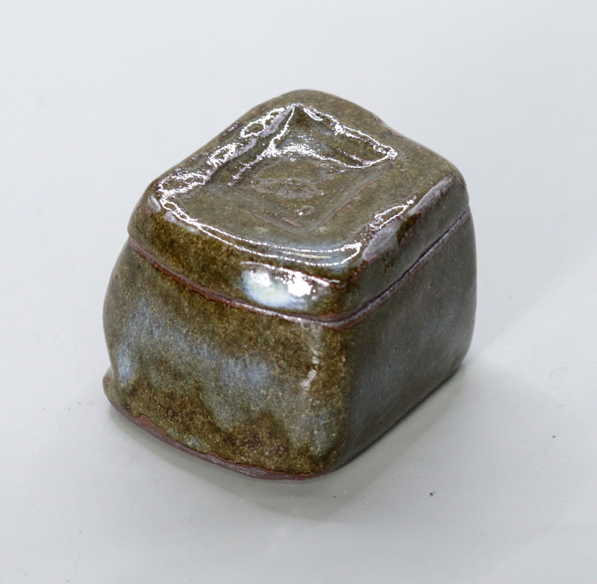 薬師寺東塔基壇土 心礎香合 尾西楽斎