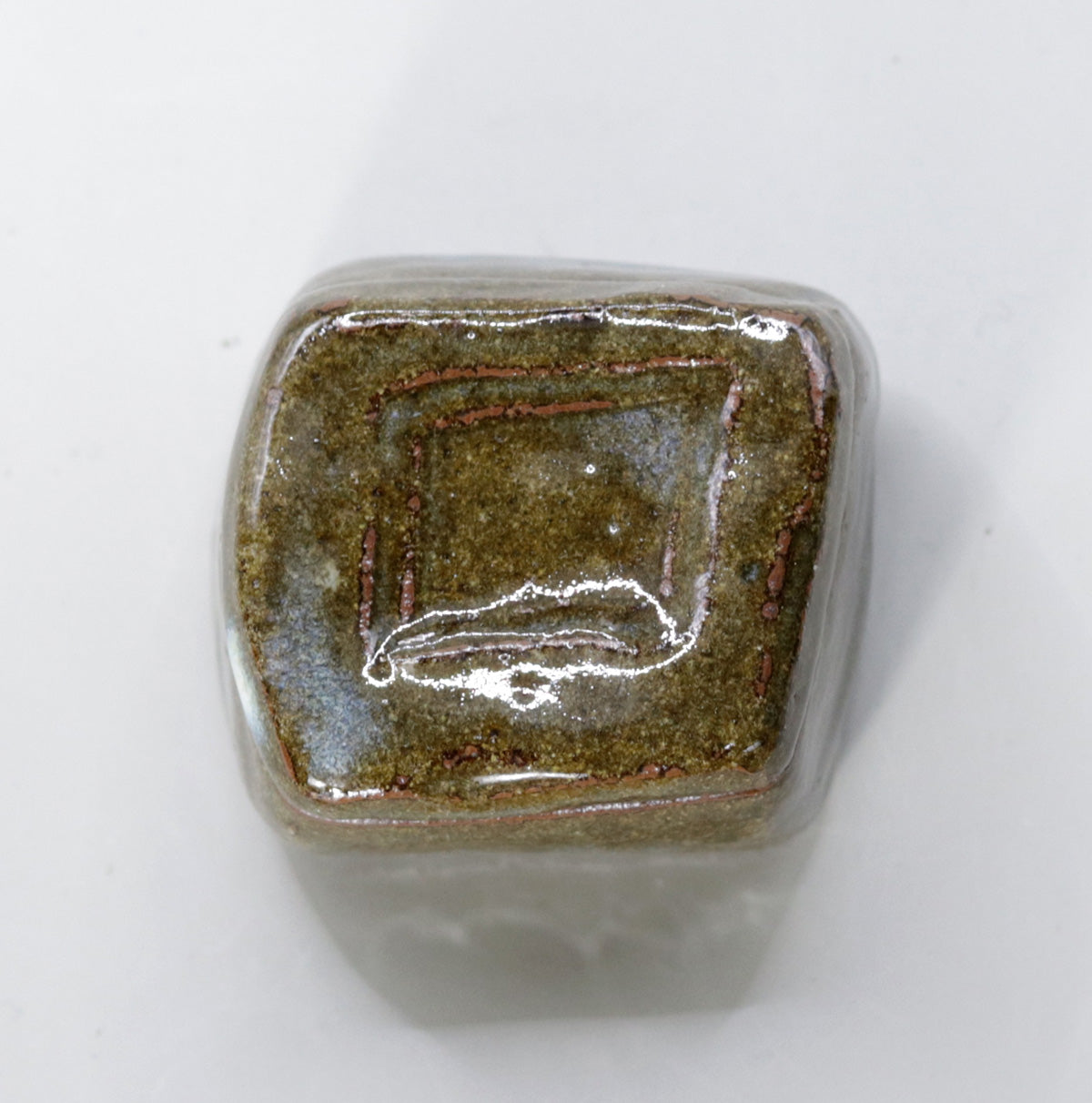 薬師寺東塔基壇土 心礎香合 尾西楽斎